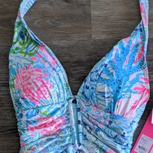 Lilly Pulitzer Lanai Halter Bathing Suit